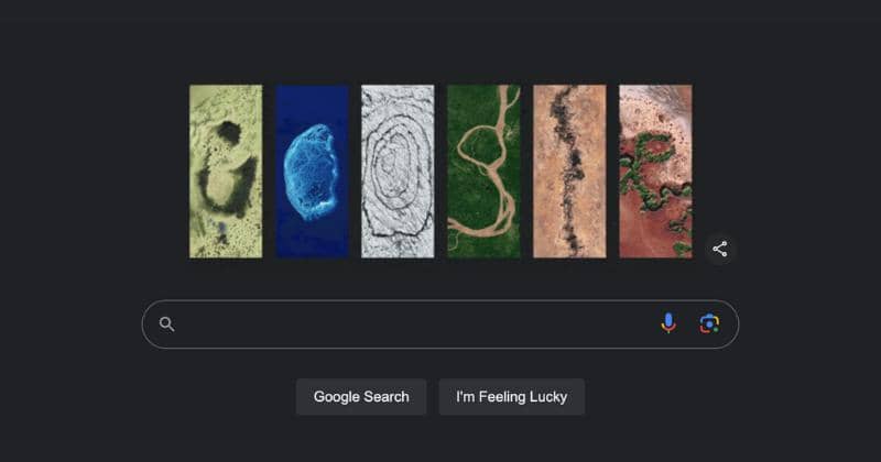 Peringati Hari Bumi 2024, Tulisan “Google” Berubah Menjadi Foto Alam